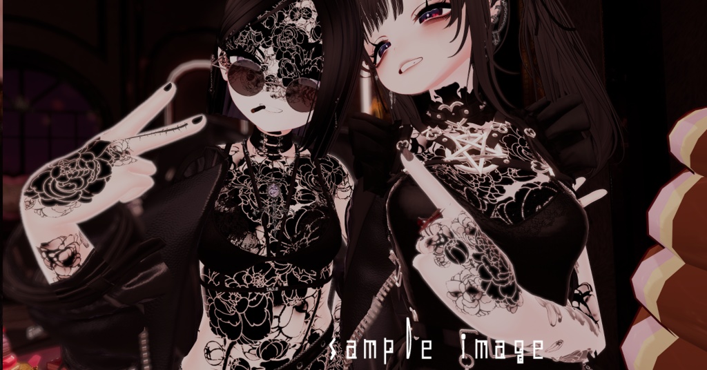 【しなの専用/髪・体/汎用マテリアル付き】💎宝石マテリアル-your facets-💎