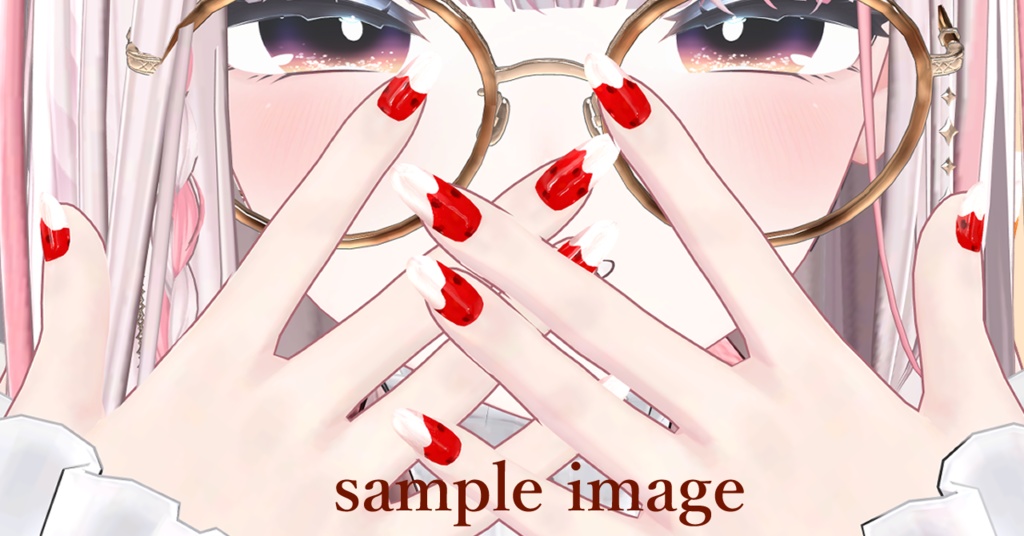 【マテリアル付】chocola fruits nail【MDollnail対応】