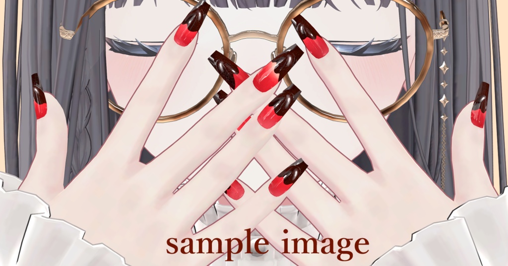 【マテリアル付】chocola fruits nail【MDollnail対応】