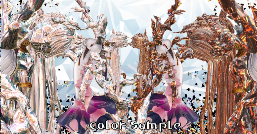 【蠱惑のミダリス/髪・体・AFK・汎用マテリアル付き】💎宝石マテリアル-your facets-💎