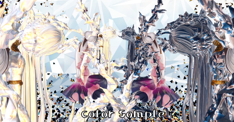 【蠱惑のミダリス/髪・体・AFK・汎用マテリアル付き】💎宝石マテリアル-your facets-💎