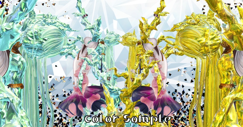 【蠱惑のミダリス/髪・体・AFK・汎用マテリアル付き】💎宝石マテリアル-your facets-💎