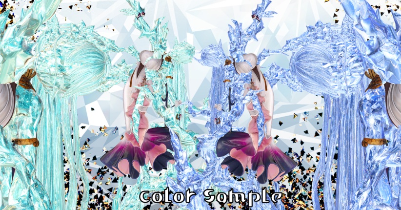 【蠱惑のミダリス/髪・体・AFK・汎用マテリアル付き】💎宝石マテリアル-your facets-💎
