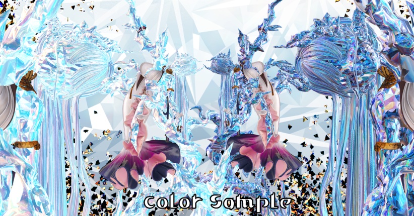 【蠱惑のミダリス/髪・体・AFK・汎用マテリアル付き】💎宝石マテリアル-your facets-💎