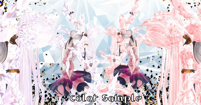 【蠱惑のミダリス/髪・体・AFK・汎用マテリアル付き】💎宝石マテリアル-your facets-💎
