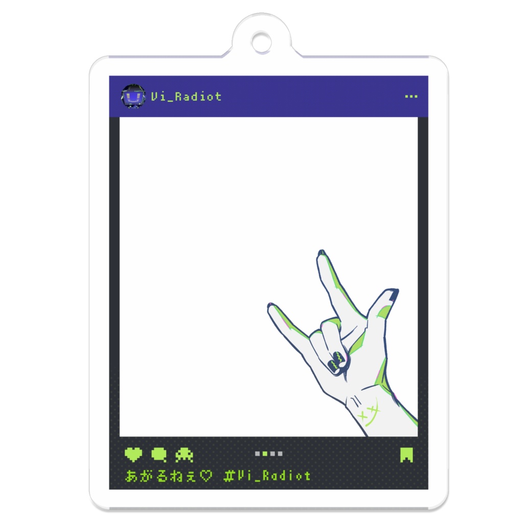 インスタ風アクキー　LOVE
