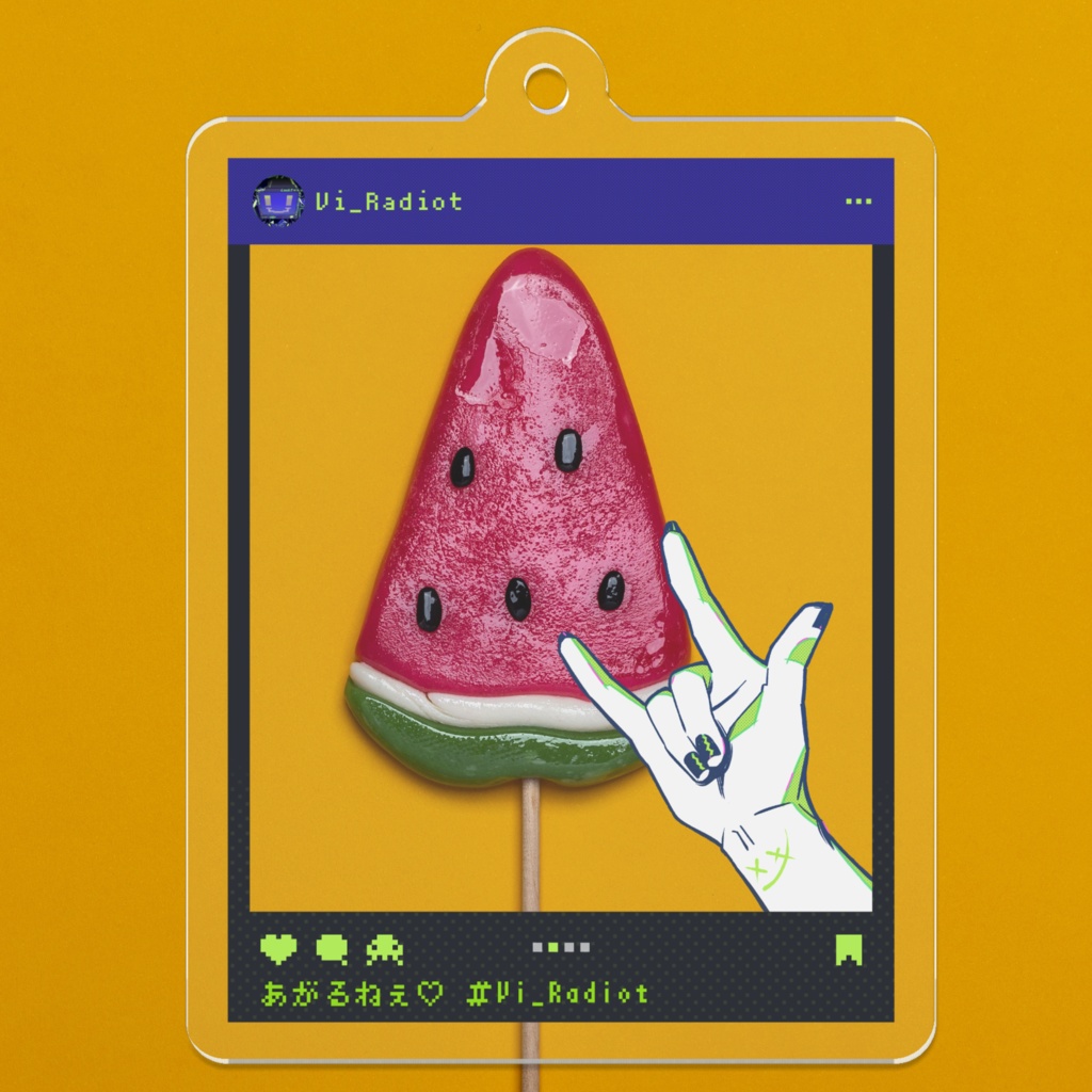 インスタ風アクキー LOVE