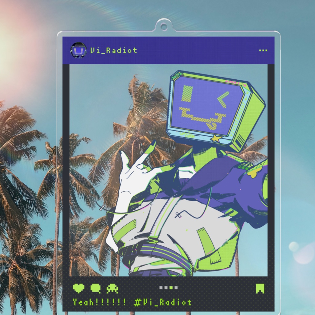 インスタ風アクキー Yeah!!!!!!