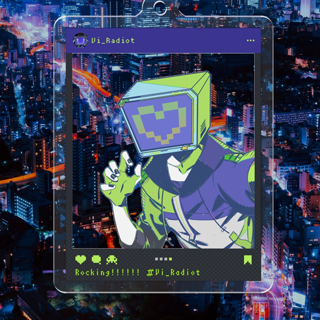 インスタ風アクキー Rocking!!!!