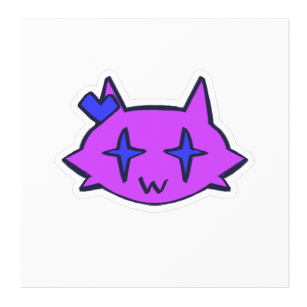 ステッカー MEOW