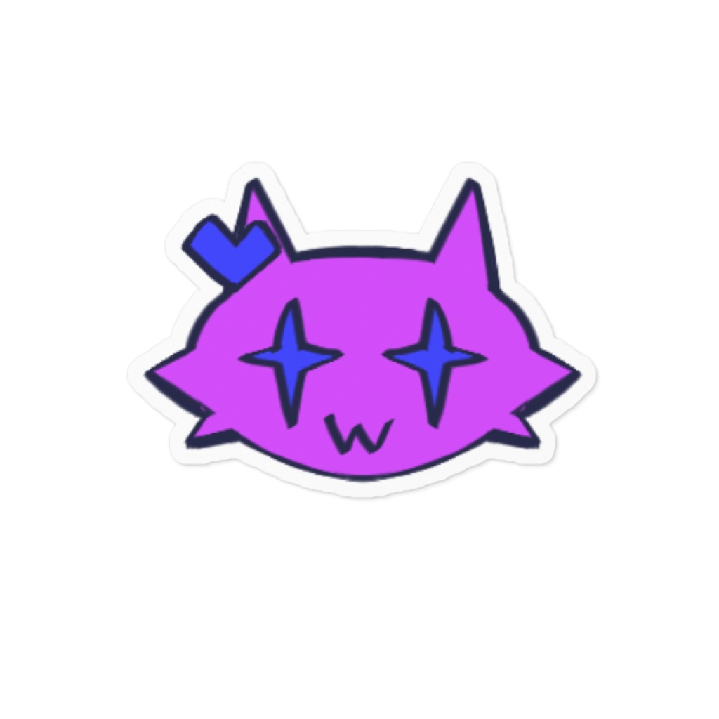 ステッカー MEOW