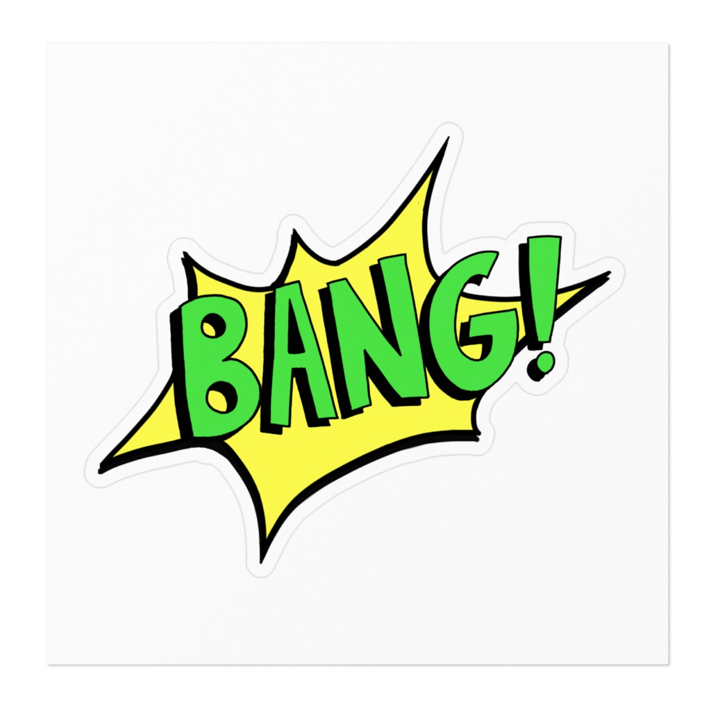 ステッカー BANG!