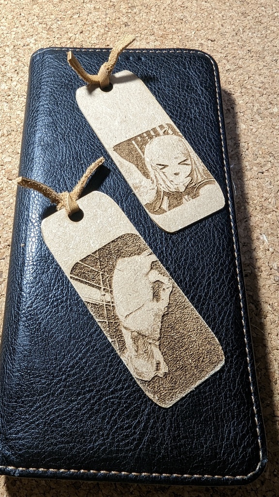 木製【オリジナルしおり】好きな写真・イラストでオリジナルしおりを作ります! ブックマーク