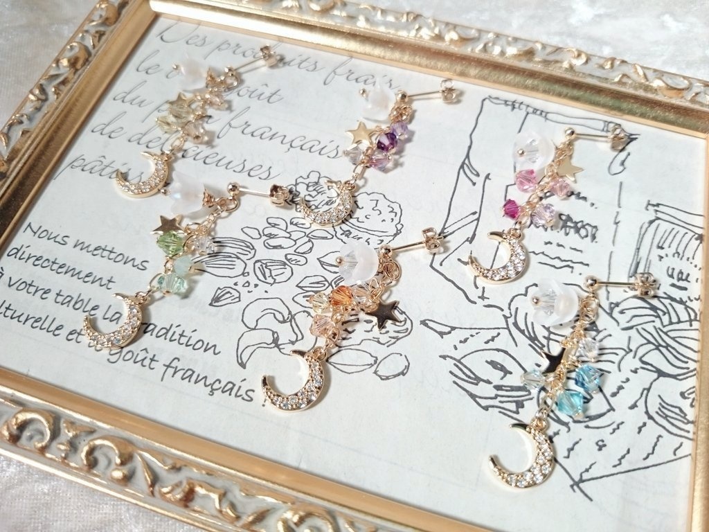 ツキウタイメージブレス&ピアスセット