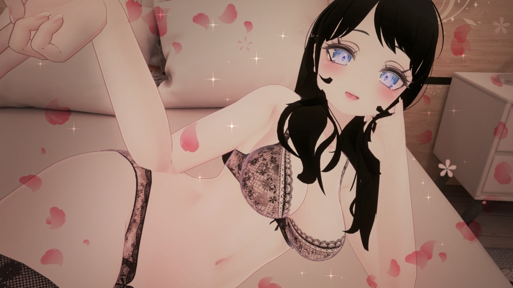 【VRChat】 Selestia’s delicate underwear / Selestia의 섬세한 속옷 / Selestiaの繊細な下着