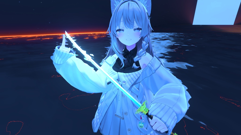 +10 Avatar ! 【VRChat】 少女の日本刀 / Girlish Samurai Sword / 소녀의 일본도 * For Shinano, Minase, Karin, Manuka, Lavie, Selestia, Chocolat, Hanka, Marycia, Milfy, props only verison