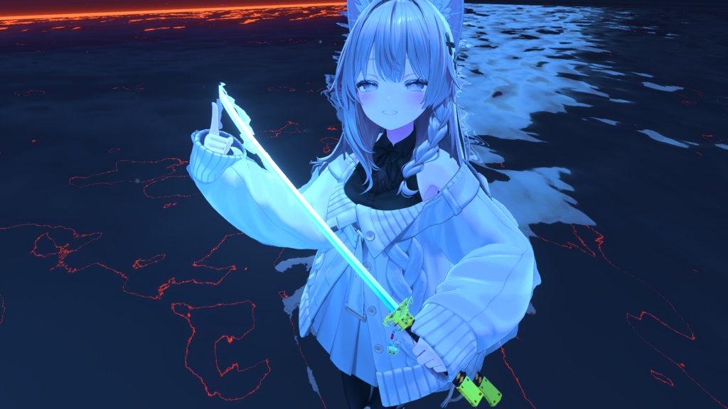 +10 Avatar ! 【VRChat】 少女の日本刀 / Girlish Samurai Sword / 소녀의 일본도 * For Shinano, Minase, Karin, Manuka, Lavie, Selestia, Chocolat, Hanka, Marycia, Milfy, props only verison