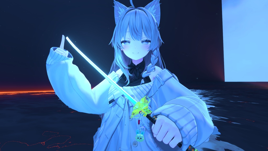 +10 Avatar ! 【VRChat】 少女の日本刀 / Girlish Samurai Sword / 소녀의 일본도 * For Shinano, Minase, Karin, Manuka, Lavie, Selestia, Chocolat, Hanka, Marycia, Milfy, props only verison