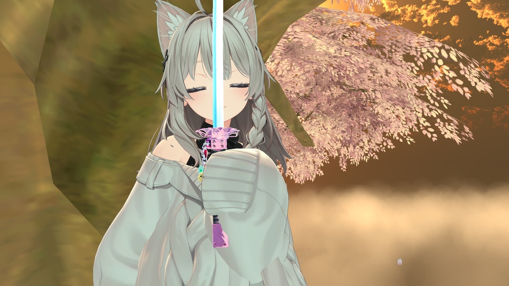 +10 Avatar ! 【VRChat】 少女の日本刀 / Girlish Samurai Sword / 소녀의 일본도 * For Shinano, Minase, Karin, Manuka, Lavie, Selestia, Chocolat, Hanka, Marycia, Milfy, props only verison