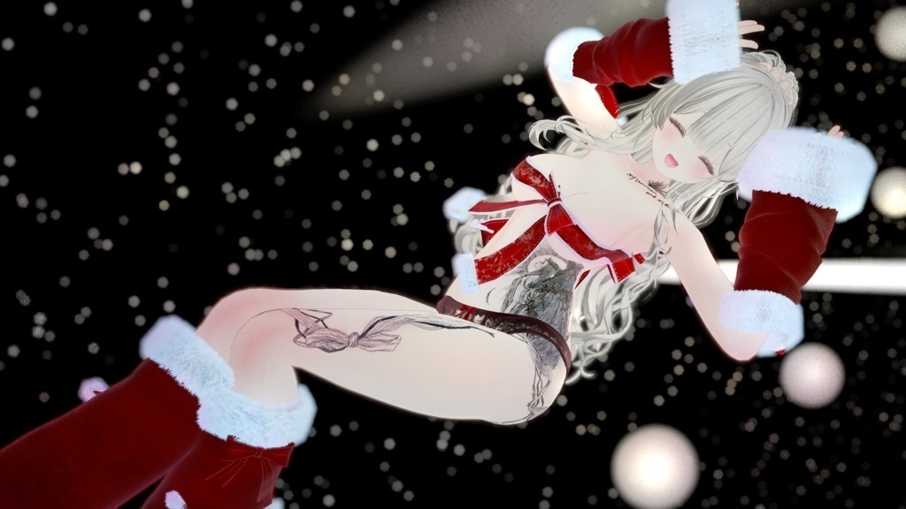 【VRChat】 Secret Santa Girl / 秘密のサンタガール / 비밀의 산타걸