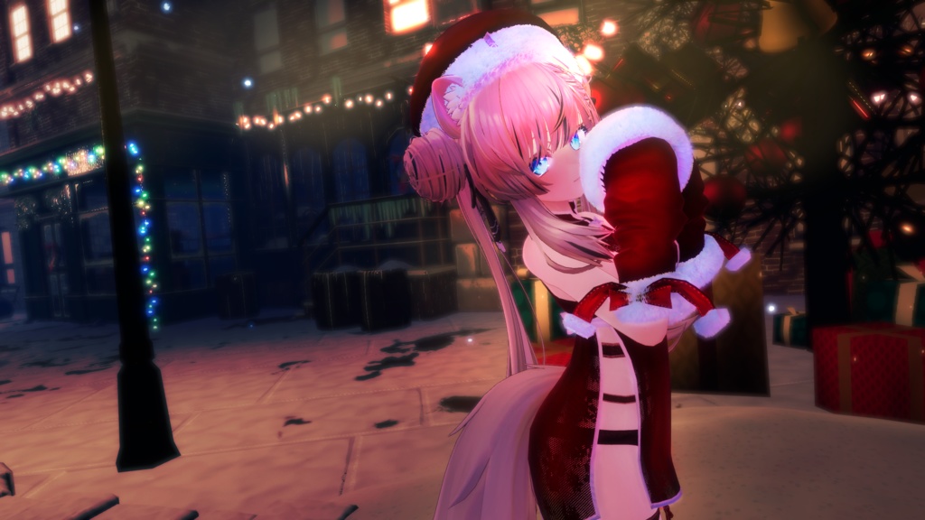 【VRChat】 Secret Santa Girl / 秘密のサンタガール / 비밀의 산타걸