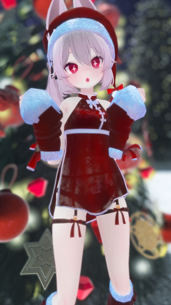 【VRChat】 Secret Santa Girl / 秘密のサンタガール / 비밀의 산타걸