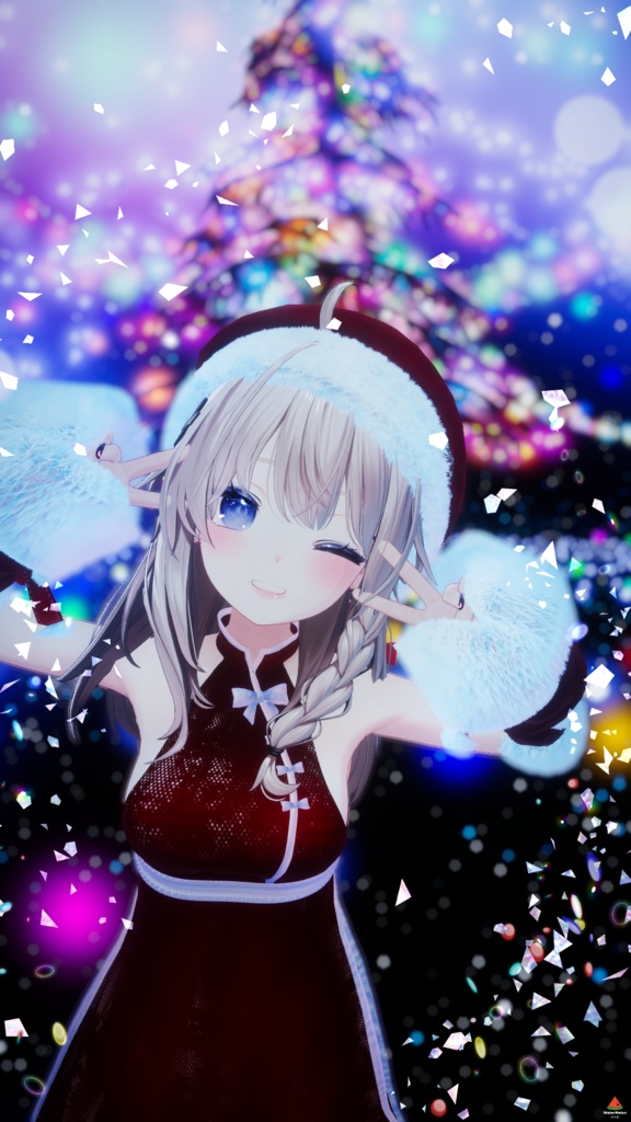 【VRChat】 Secret Santa Girl / 秘密のサンタガール / 비밀의 산타걸