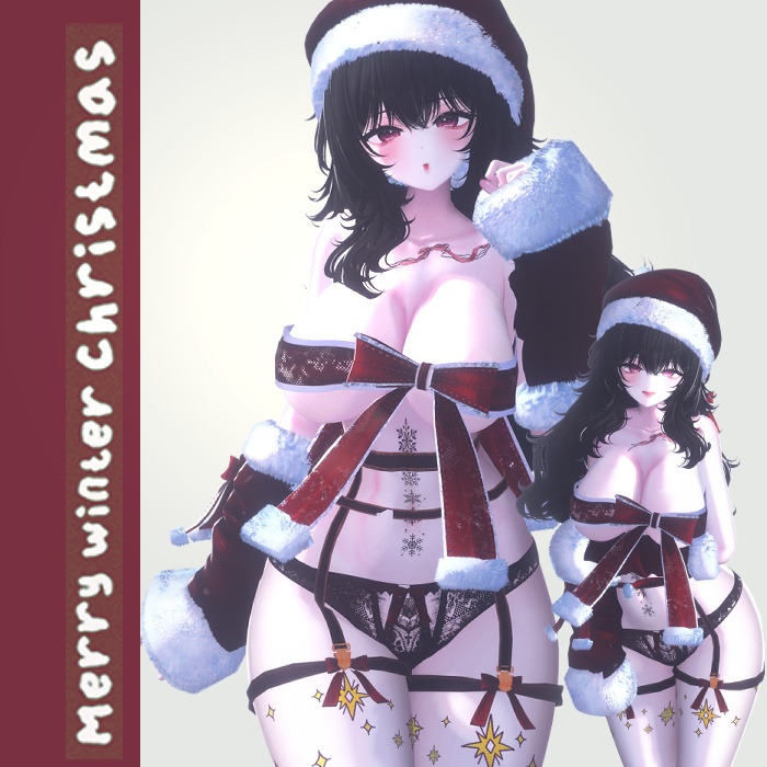 【VRChat】 Secret Santa Girl / 秘密のサンタガール / 비밀의 산타걸