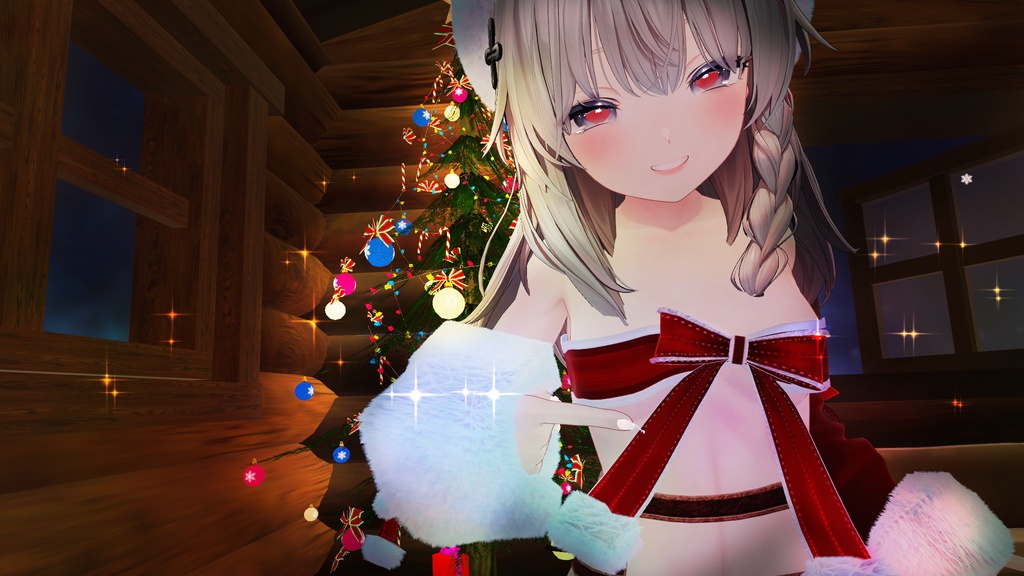 【VRChat】 Secret Santa Girl / 秘密のサンタガール / 비밀의 산타걸