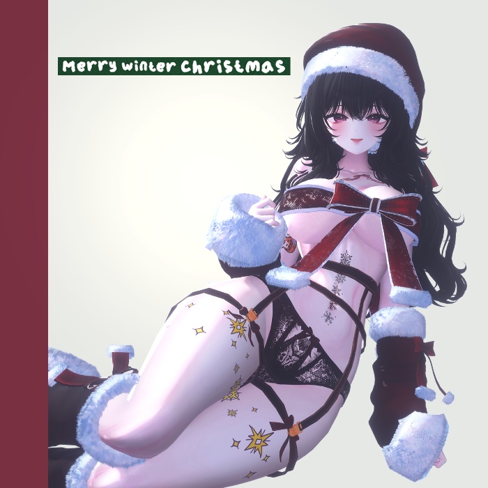 【VRChat】 Secret Santa Girl / 秘密のサンタガール / 비밀의 산타걸