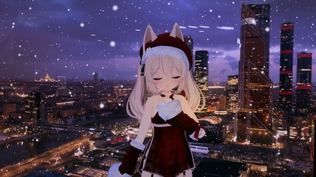 【VRChat】 Secret Santa Girl / 秘密のサンタガール / 비밀의 산타걸