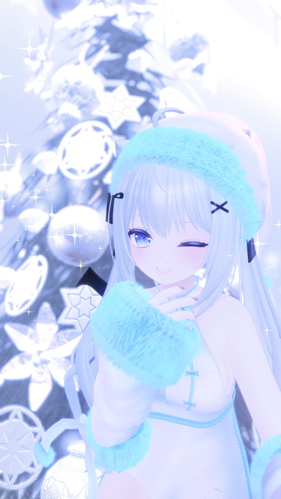 【VRChat】 Secret Santa Girl / 秘密のサンタガール / 비밀의 산타걸