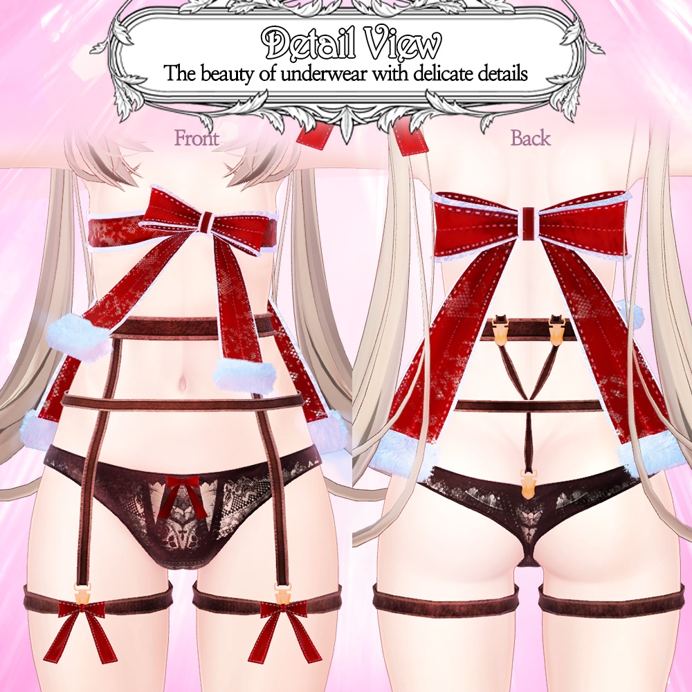 【VRChat】 Secret Santa Girl / 秘密のサンタガール / 비밀의 산타걸