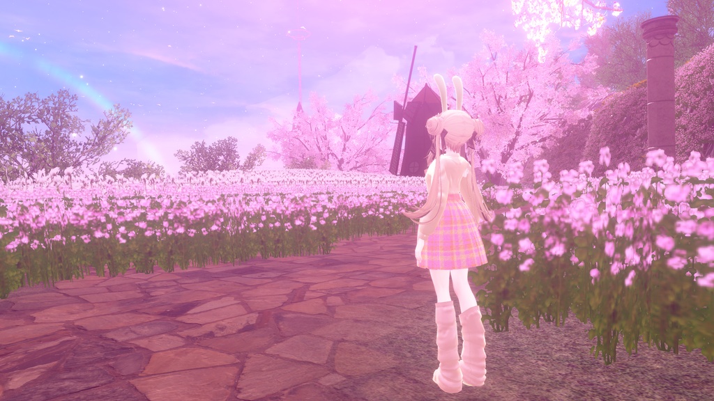 【VRChat】 봄날의 스쿨룩 / Spring School Look / 春のスクールルック