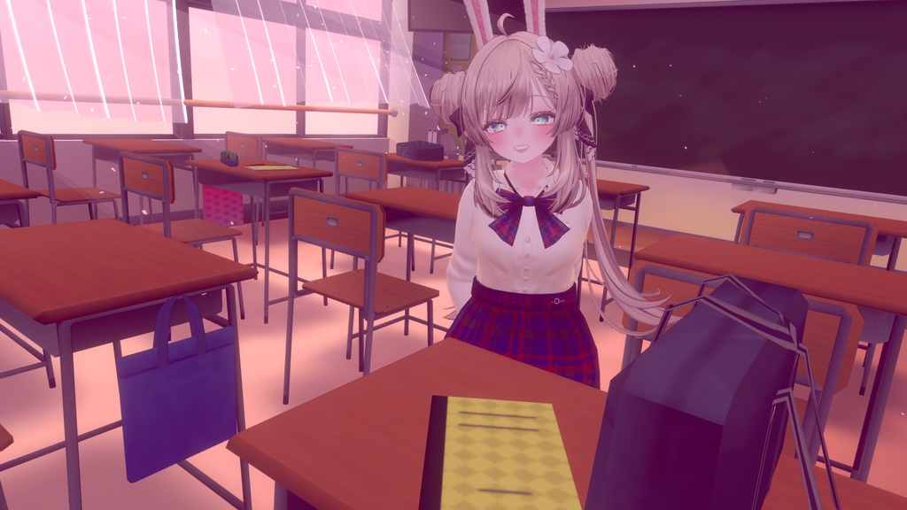 【VRChat】 봄날의 스쿨룩 / Spring School Look / 春のスクールルック
