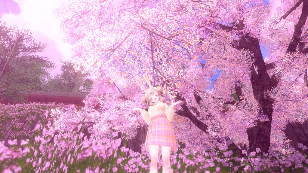 【VRChat】 봄날의 스쿨룩 / Spring School Look / 春のスクールルック