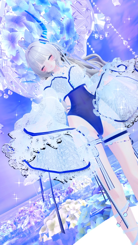+8 Avatar ! 【VRChat】 swimsuit 🐬 水中の妖精 / Fairy of the Water / 페어리 오브 더 워터🐬 for Shinano, Milltina, Manuka, Lavie, Milfy, Airi, Karin, Marycia