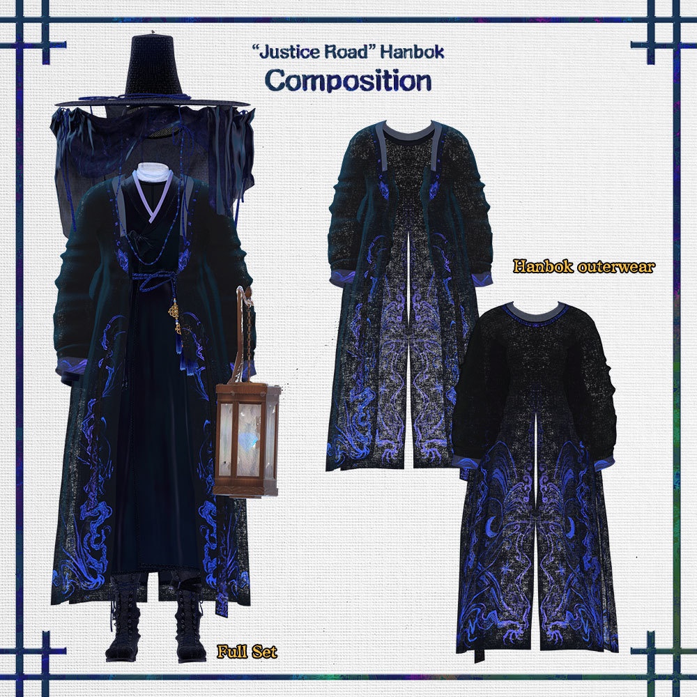 +5 Avatar !【VRChat】 "正義の道"韓服 / "Justice Road" Hanbok / "정의의 길" 한복 | for Minase, Hanka, Komano, Shinano, Manuka