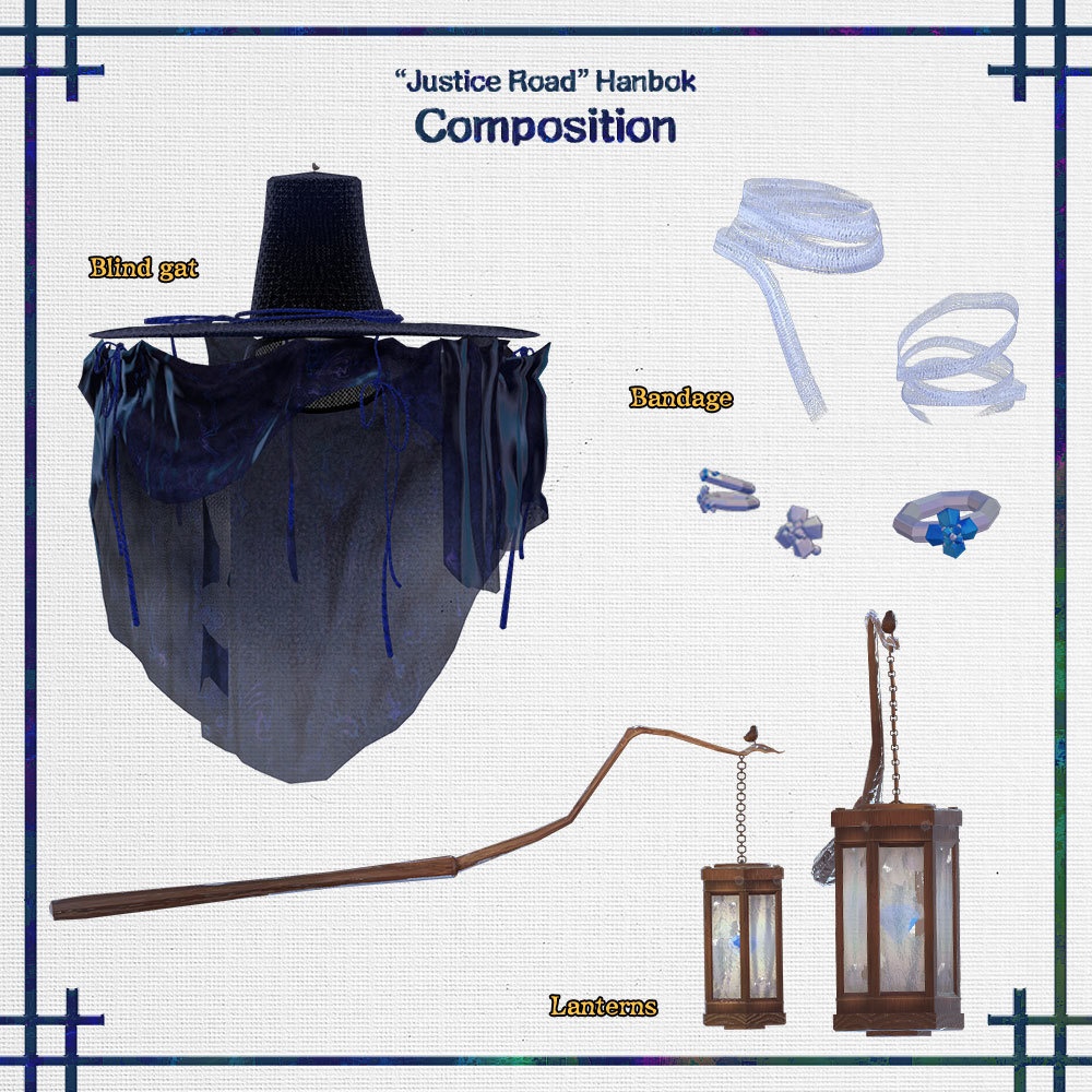 +5 Avatar !【VRChat】 "正義の道"韓服 / "Justice Road" Hanbok / "정의의 길" 한복 | for Minase, Hanka, Komano, Shinano, Manuka