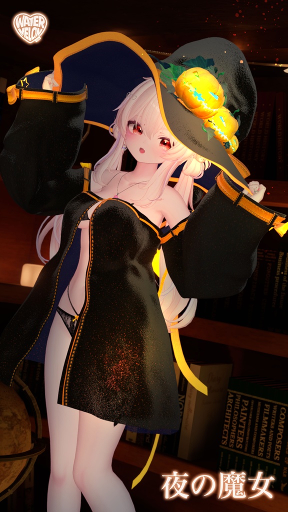 【VRChat】 夜の魔女 / Witch of the Night / 밤의 마녀 * for shinano, Milltina, Manuka, Milfy, Chocolat