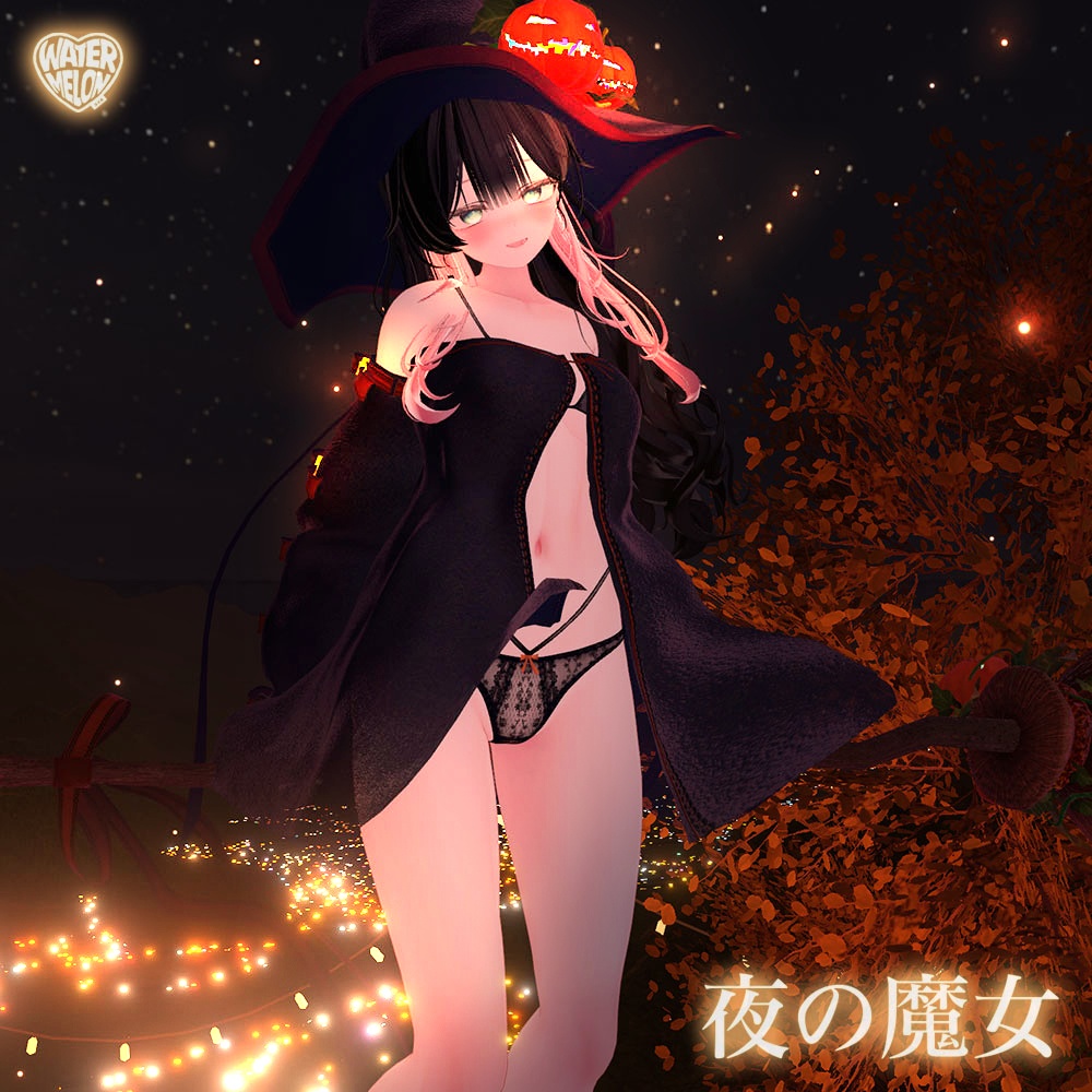 【VRChat】 夜の魔女 / Witch of the Night / 밤의 마녀 * for shinano, Milltina, Manuka, Milfy, Chocolat