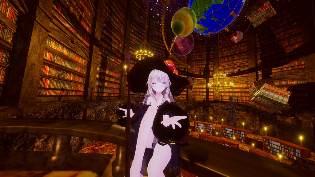 【VRChat】 夜の魔女 / Witch of the Night / 밤의 마녀 * for shinano, Milltina, Manuka, Milfy, Chocolat