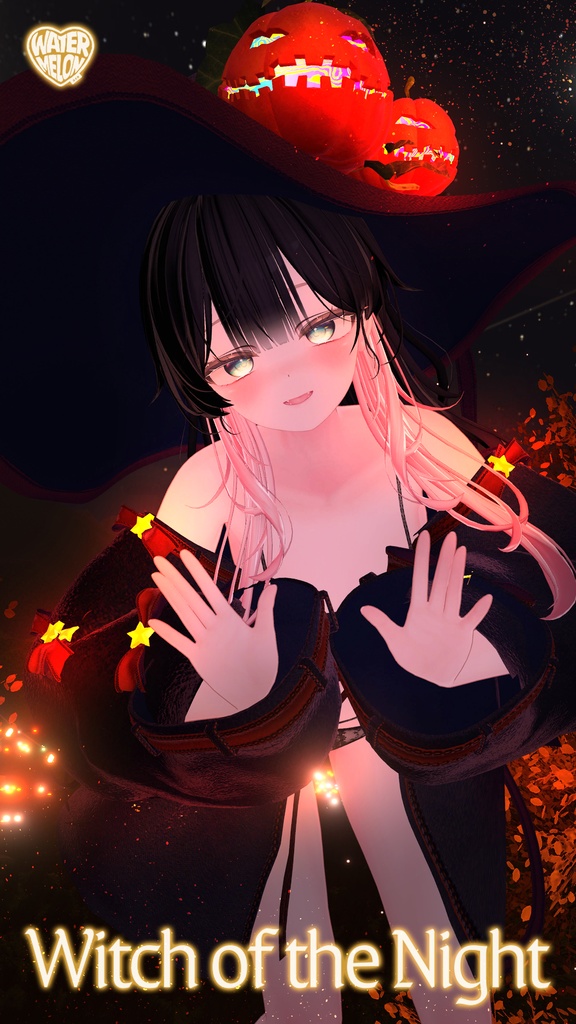 【VRChat】 夜の魔女 / Witch of the Night / 밤의 마녀 * for shinano, Milltina, Manuka, Milfy, Chocolat