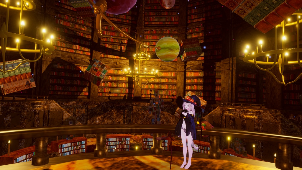 【VRChat】 夜の魔女 / Witch of the Night / 밤의 마녀 * for shinano, Milltina, Manuka, Milfy, Chocolat