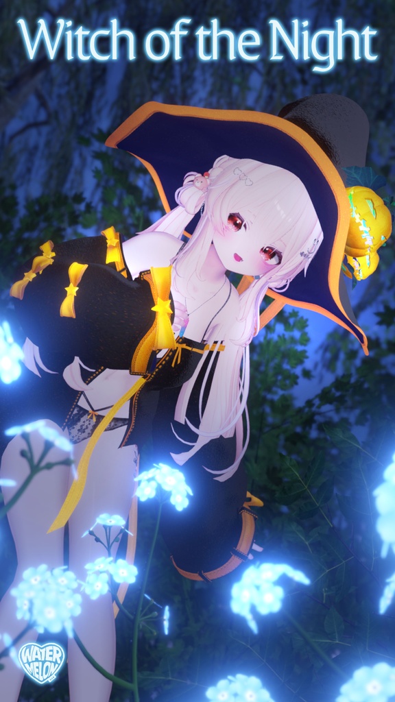 【VRChat】 夜の魔女 / Witch of the Night / 밤의 마녀 * for shinano, Milltina, Manuka, Milfy, Chocolat