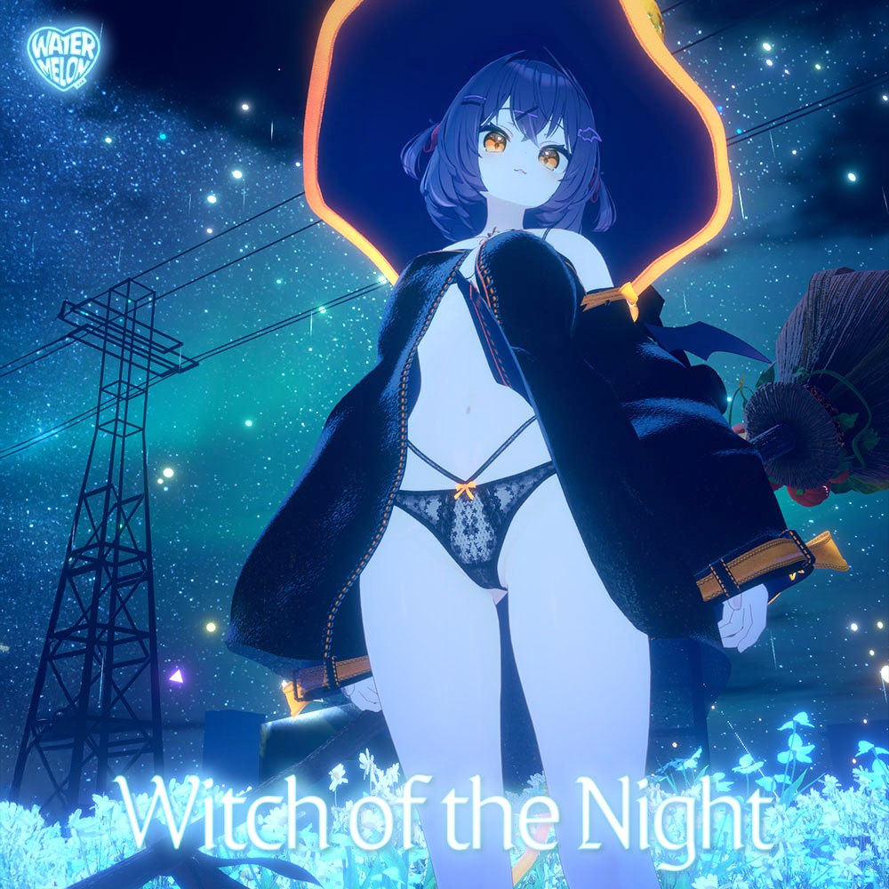 【VRChat】 夜の魔女 / Witch of the Night / 밤의 마녀 * for shinano, Milltina, Manuka, Milfy, Chocolat