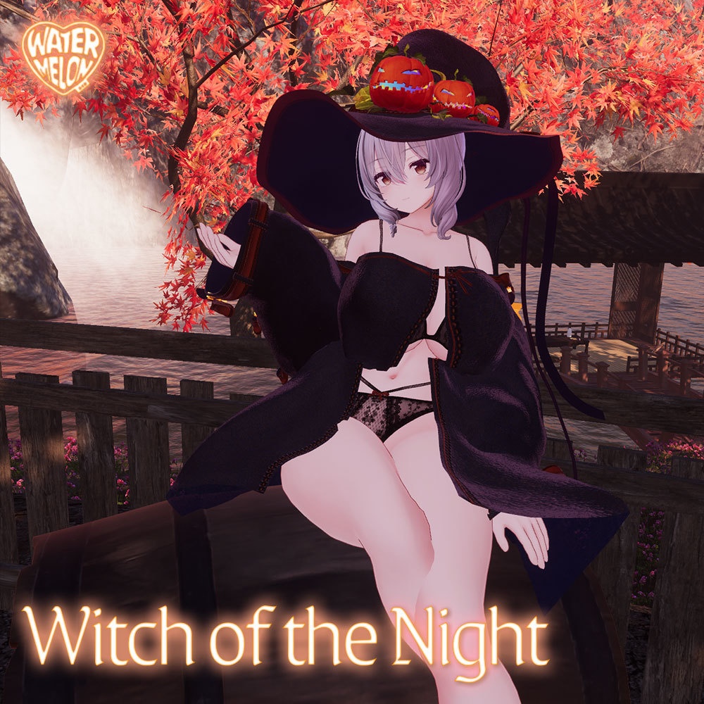 【VRChat】 夜の魔女 / Witch of the Night / 밤의 마녀 * for shinano, Milltina, Manuka, Milfy, Chocolat