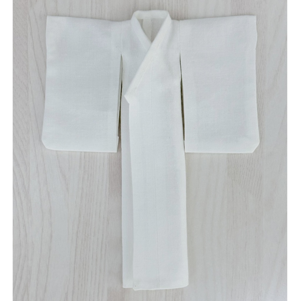 ドール用着物/白無地