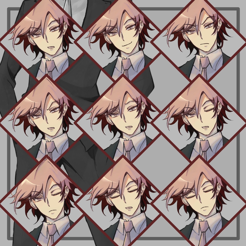 【立ち絵】スーツ男性【差分16種+おまけ9種】