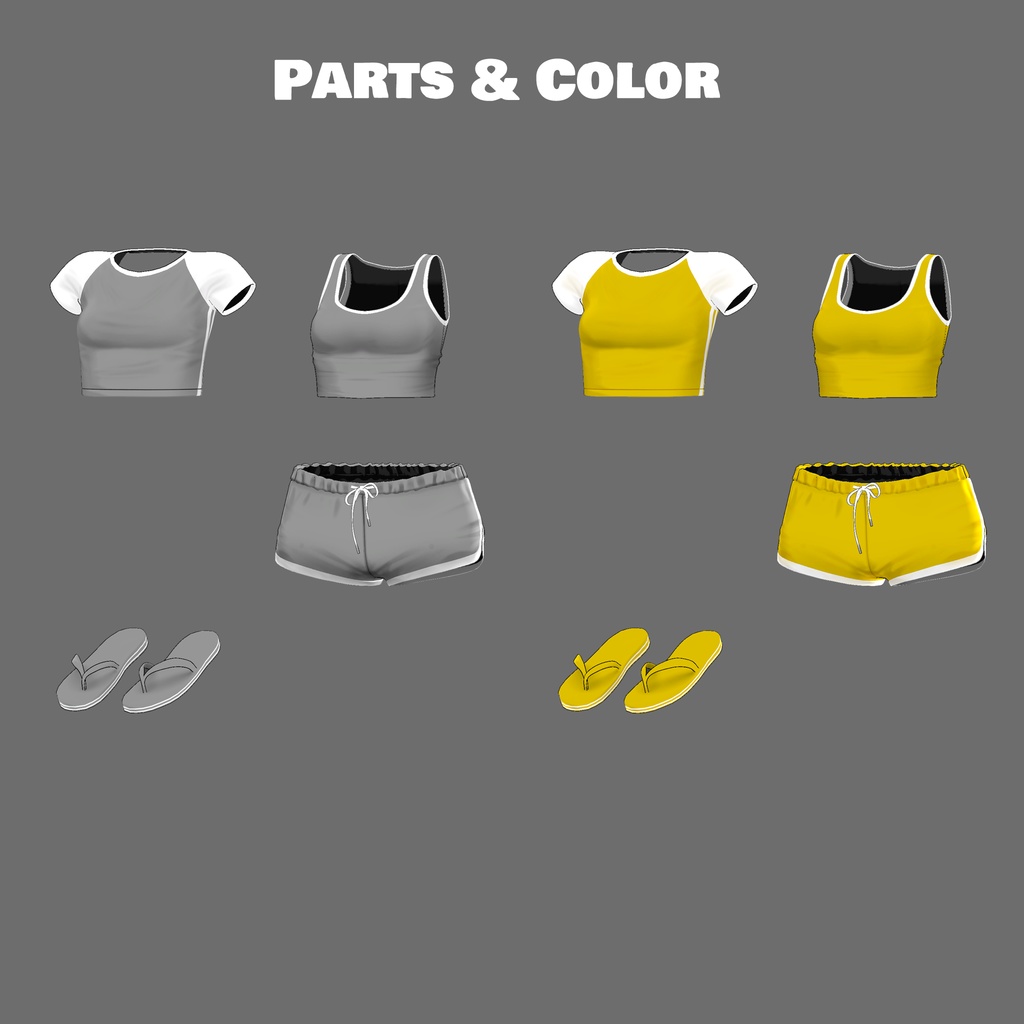 【8アバター対応】Dolphin Duo